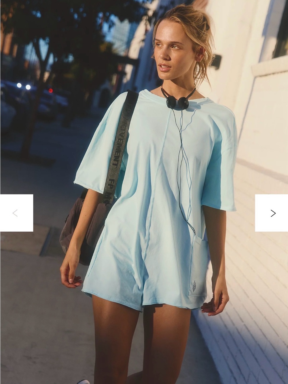 Free People Movement Hot Shot Tee Romper